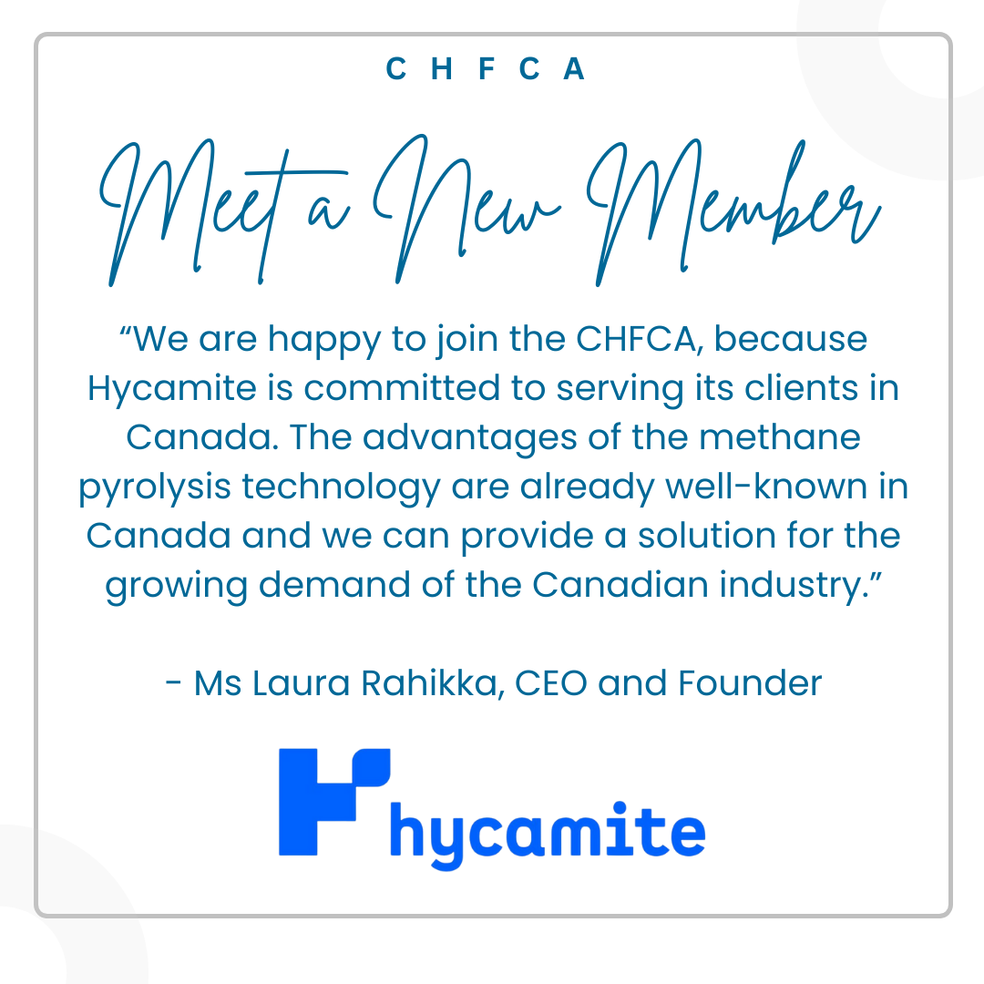 Canadian Hydrogen and Fuel Cell Association welcomes Hycamite as a new member
