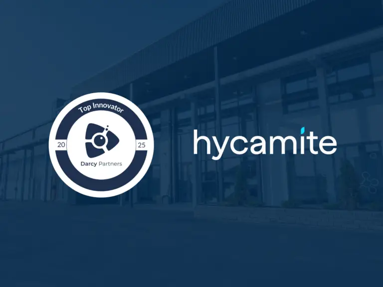 Hycamite named Top 10 innovator in low carbon fuels by Darcy Partners for methane‑splitting technology